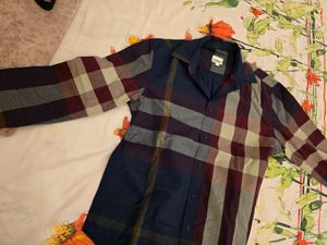 Burberry Check Button-Down