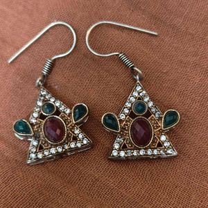 Vintage Stone Earrings