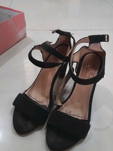 Black Ankle Strap Heels