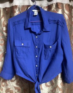 Blue Button-Down Shirt