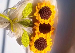Crochet Sunflower 🌻bouquet 💐