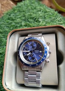 Fossil Watch blue dail