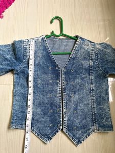 Denim Crop Jacket