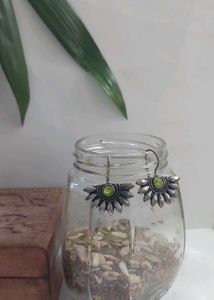 Boho Sunflower Dangle Earrings