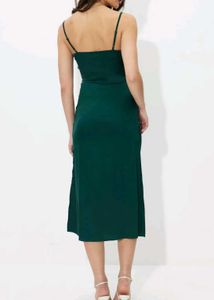 Emerald Satin Dress💚