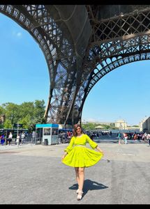 Vibrant Green Mini Dress