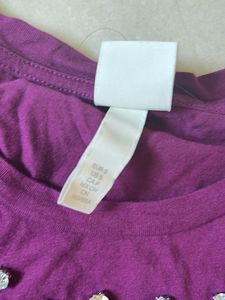 Gorgeous H&amp;M Rhinestone Tshirt Size S