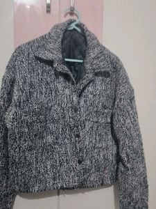 Stylish Grey Tweed Jacket