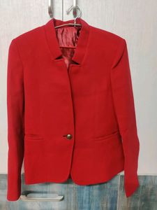 Red formal blazer