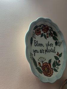 Motivational Quote Wall Plate