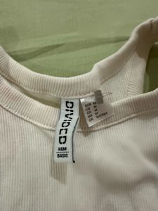 h&amp;m Casual White Tank Top