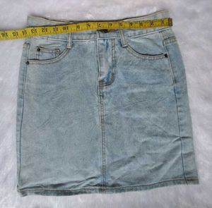 Denim Mini Skirt