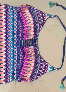sleeveless tankini top
