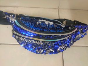 waist pouch(Blue)💙 so pretty 😍very tranding