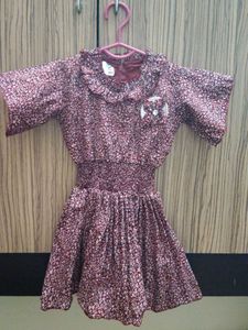 Cute Floral Girl's Dress