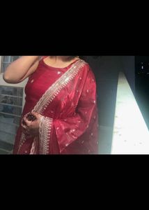 Elegant Red Kurta Set