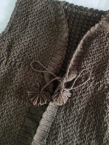 Dark Olive Colour Handmade Sweater ✨