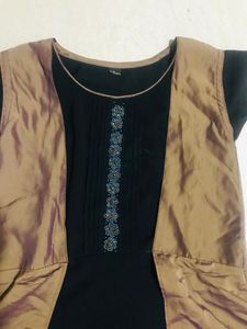 Black Dress with Vest