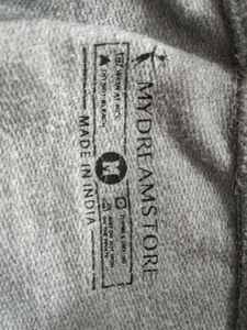 Stylish Grey Joggers with Color Block Detail