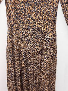 Leopard Print Midi Dress