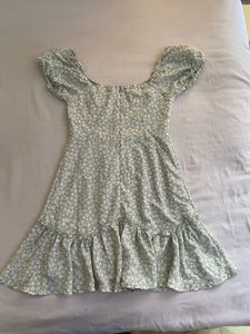 Floral Print Mini Dress Size Xs