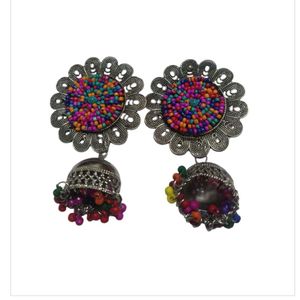 Colorful Jhumka Earrings
