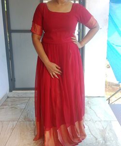 Rani Pink Colour Pattupavada
