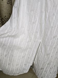 White Floral Printed Dress