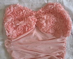 Pink Rose Bustier Top
