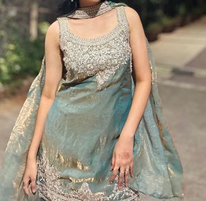 Elegant Teal Kurta Set