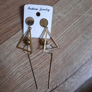 Geometric Dangle Earrings
