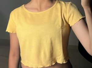 Tan Crop Top