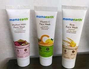 Mamaearth Vitamin C Rice &amp; Multani Mitti Face Wash