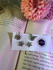 Cute Bee & Star Earrings