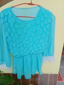 Sky-blue Top