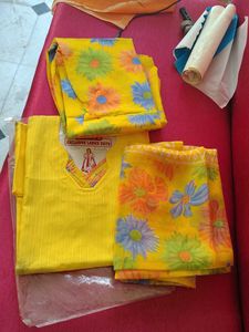 Yellow Ladies patiala suit