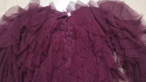 Ruffled Tulle Top