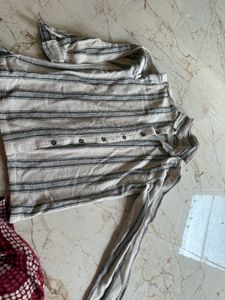 Zudio Striped Shirt