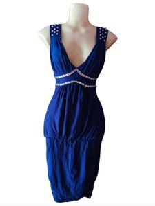 Blue Beaded Dress 👗👠😍