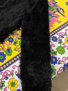 Furry Black Jacket
