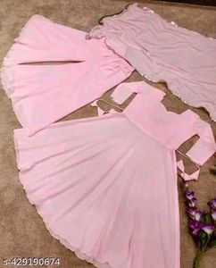 Bollywood Actress Design Women Georgette Dress Wit