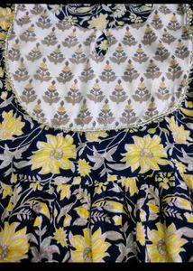 Floral Print Kurta Set