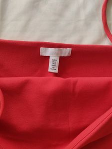 Brand New Coral Red Dress From h&amp;m