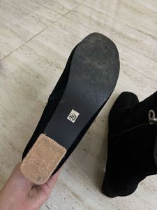 Black Suede Ankle Boots