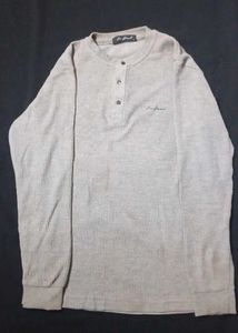 Men&#39;s Gray Long Sleeve Shirt