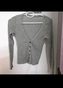 Mango Rib Knit Fit Top
