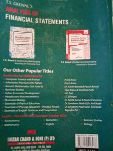 T.S. Grewal&#39;s Analysis of Financial Statements