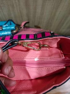 Imported Novelty Print Satchel Handbag