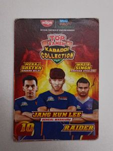 Top Ramen Pro kabaddi League Cards