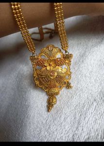 One Gram Gold Necklace With Box